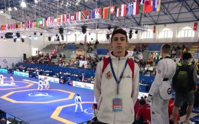 Daniel Lucena en el World Taekwondo Junior Championships 2018