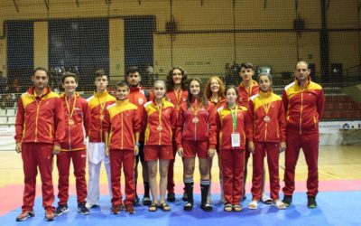 2 oros, 2 platas y 2 bronces, segundos por equipos en junior masculino, en el III Open Internacional Don Quijote