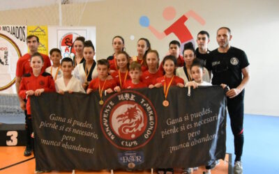 El Club Taekwondo Benavente Quesos el Pastor destaca en el Campeonato de Castilla y León Infantil de Poomsaes y Promoción