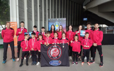 El Club Taekwondo Benavente Quesos El Pastor destaca en el Open Internacional de A Coruña