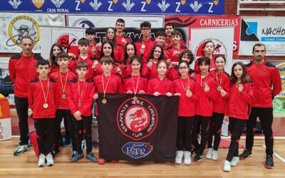 El Club Taekwondo Benavente Quesos el Pastor brilla en el Campeonato de Castilla y León Junior y Cadete